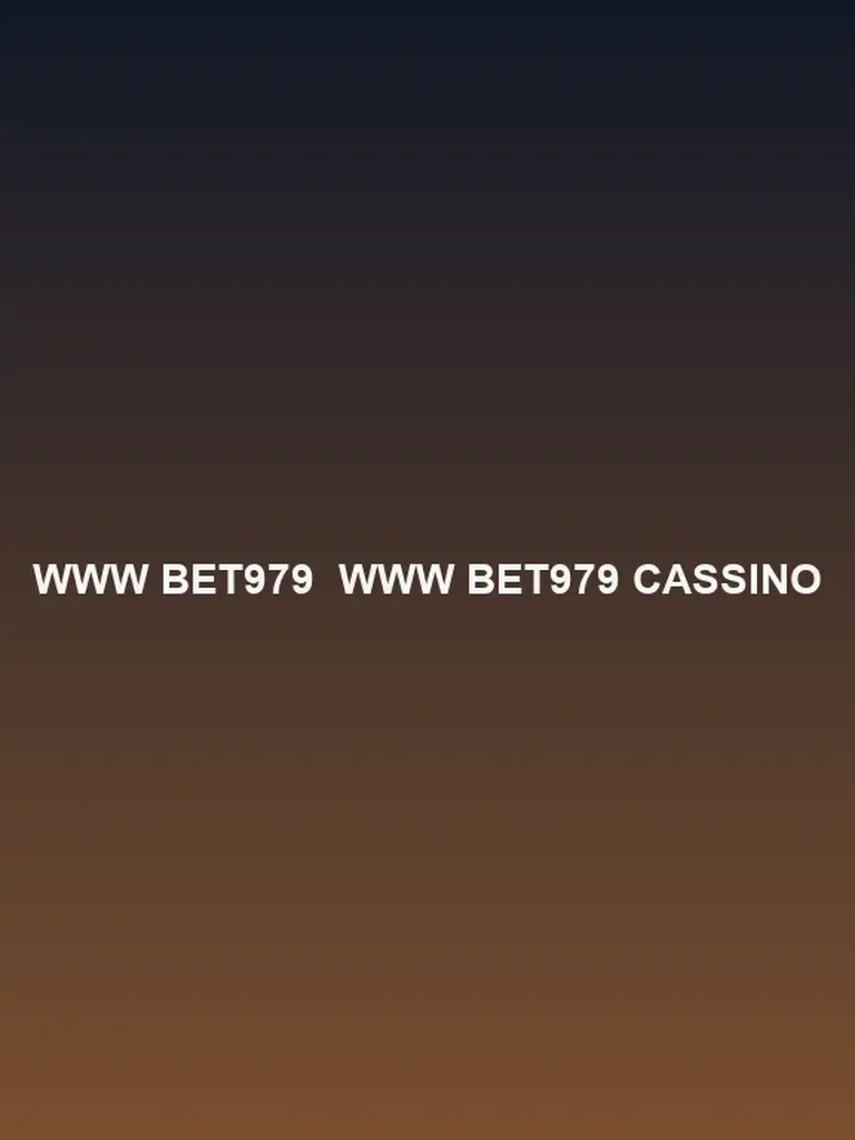 Www Bet979 cassino